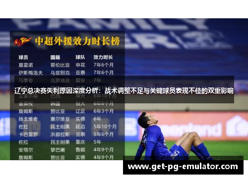 辽宁总决赛失利原因深度分析：战术调整不足与关键球员表现不佳的双重影响